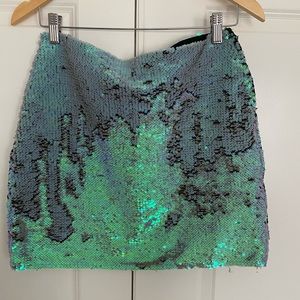 Zara Sequins Mini Skirt